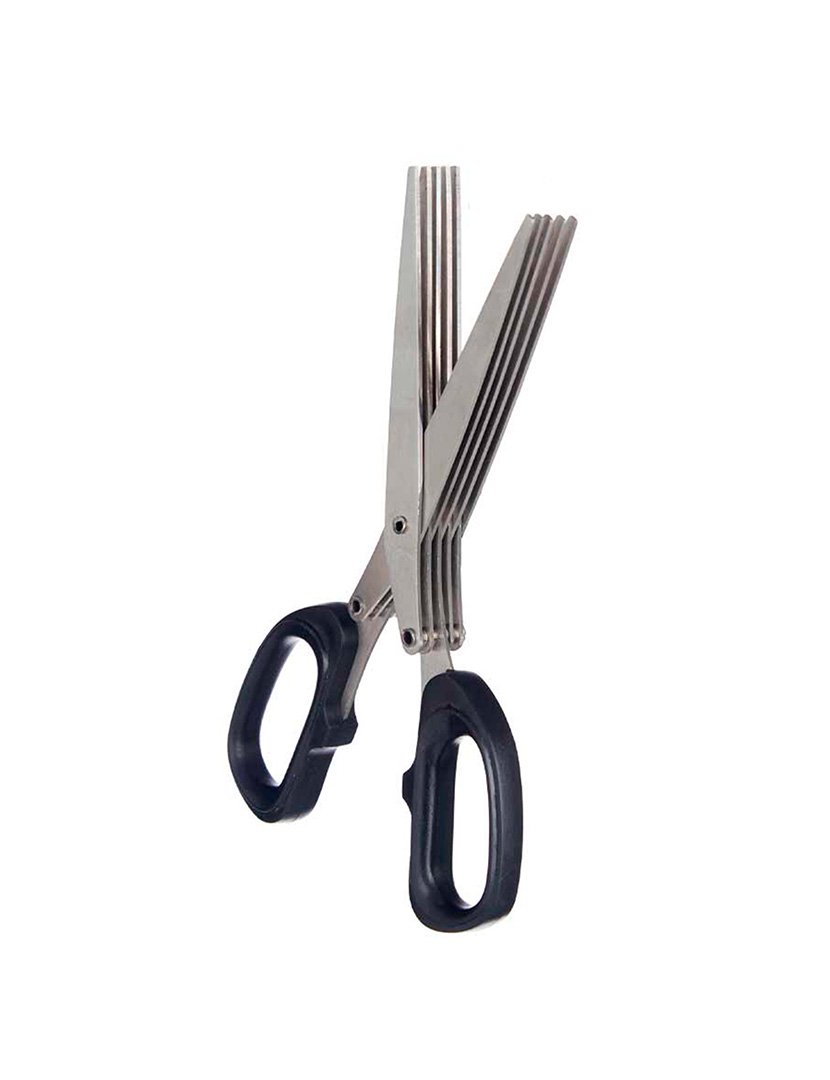 Tesoura tripla preta da coleção Kinvara