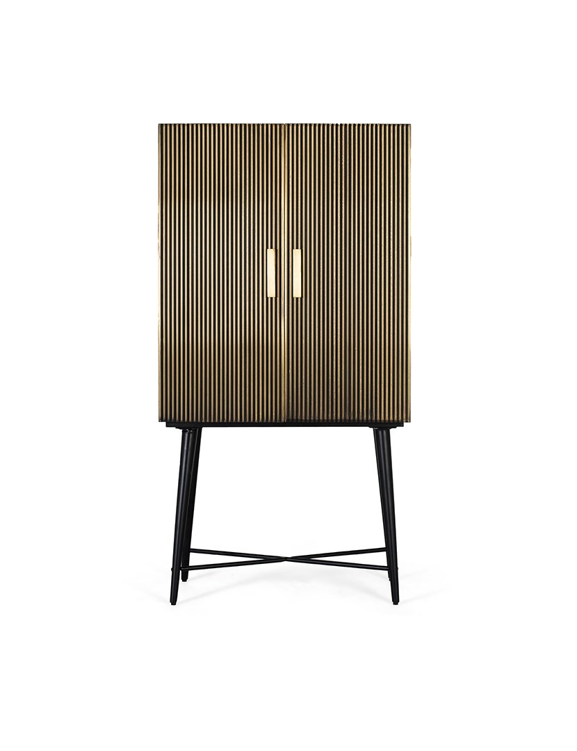 Armário 1718 Bronze e Preto