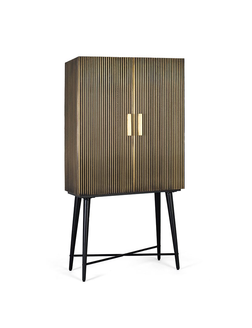 Armário 1718 Bronze e Preto