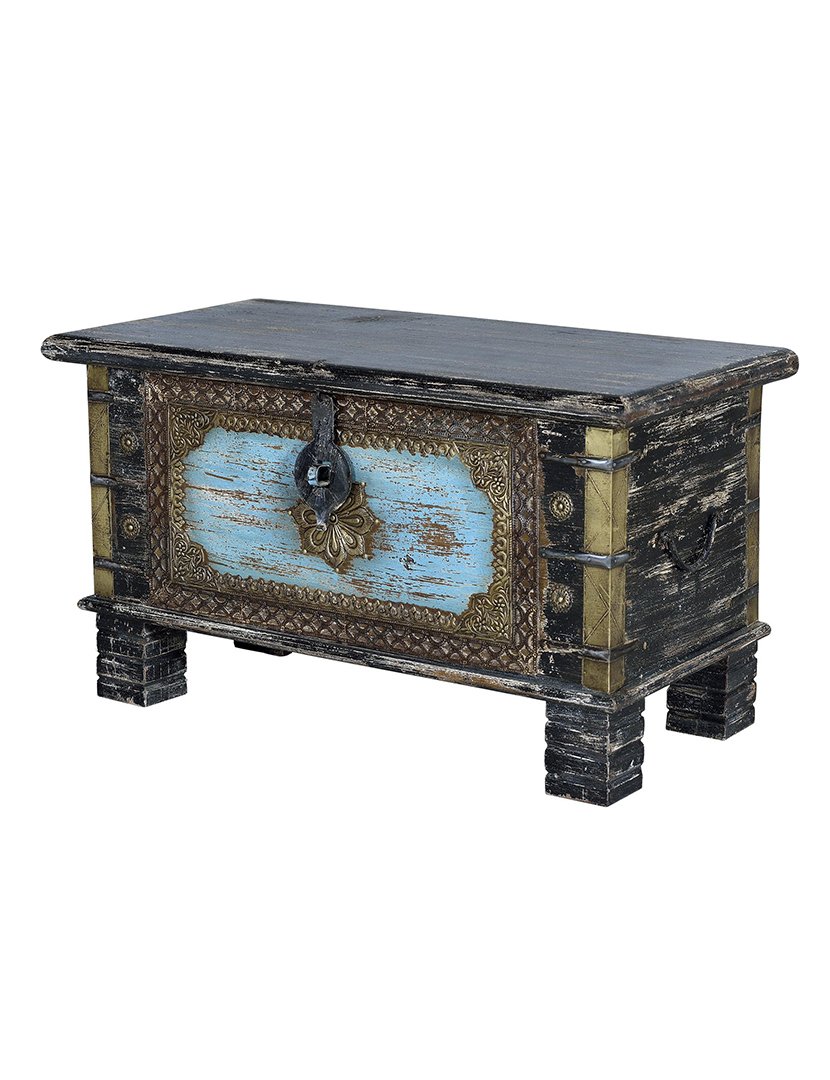 Baú 6496 Preto e Azul