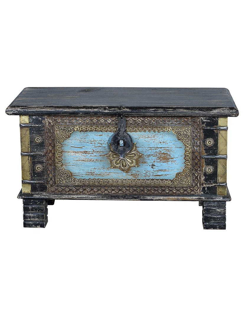 Baú 6496 Preto e Azul