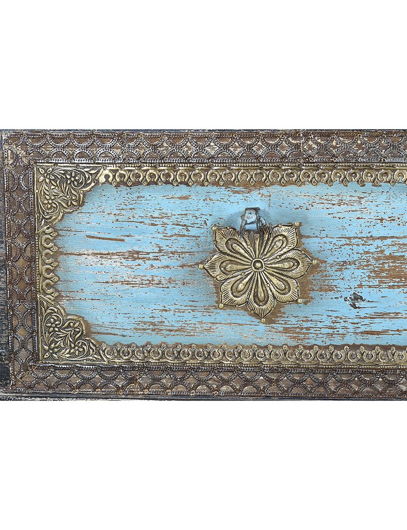 Baú 6496 Preto e Azul