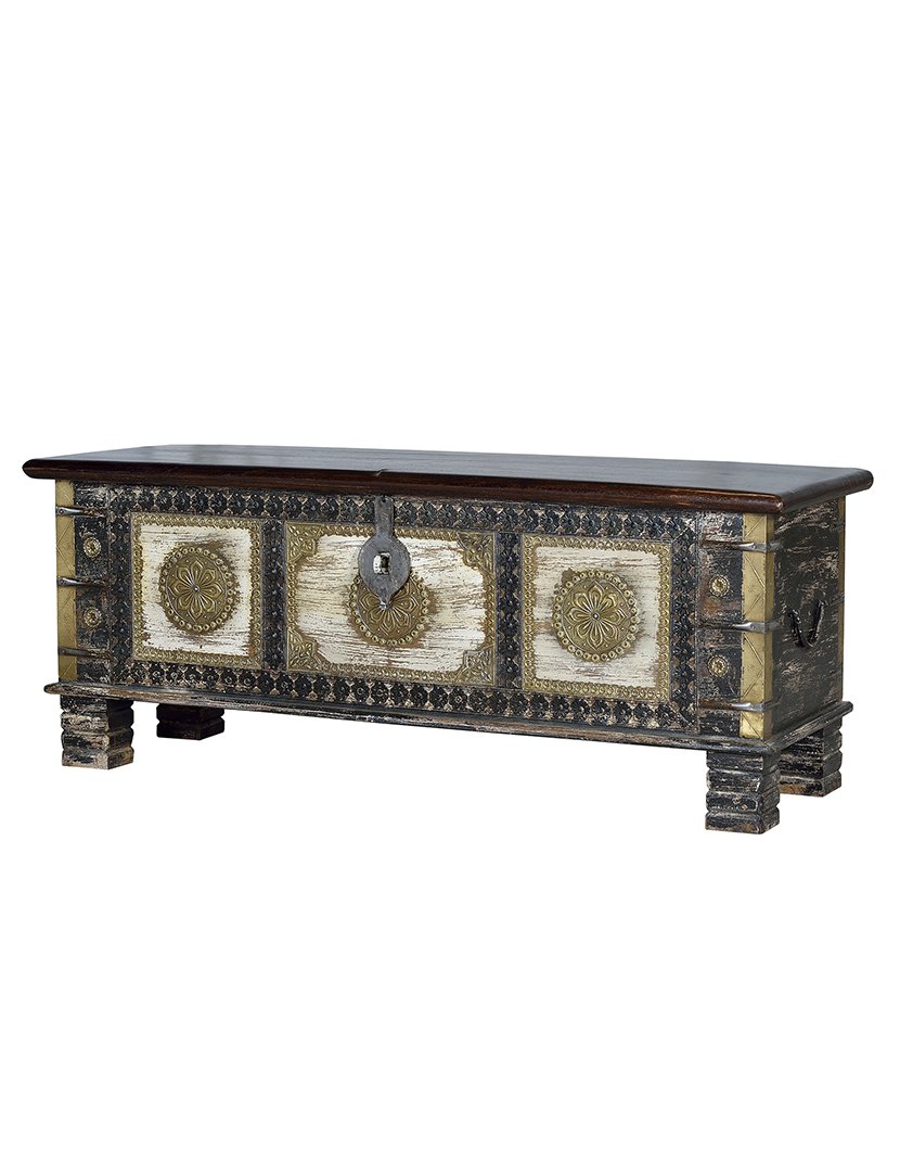 Baú 6498 Preto e Castanho