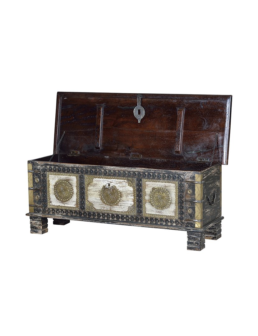 Baú 6498 Preto e Castanho