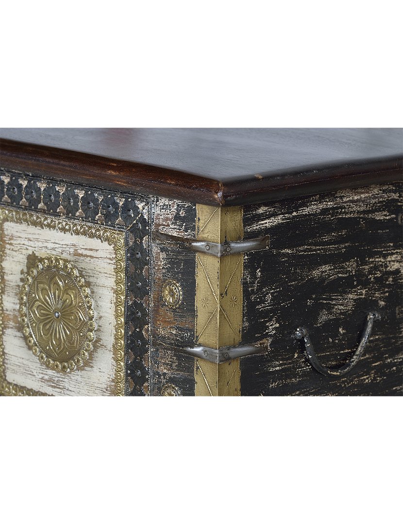 Baú 6498 Preto e Castanho