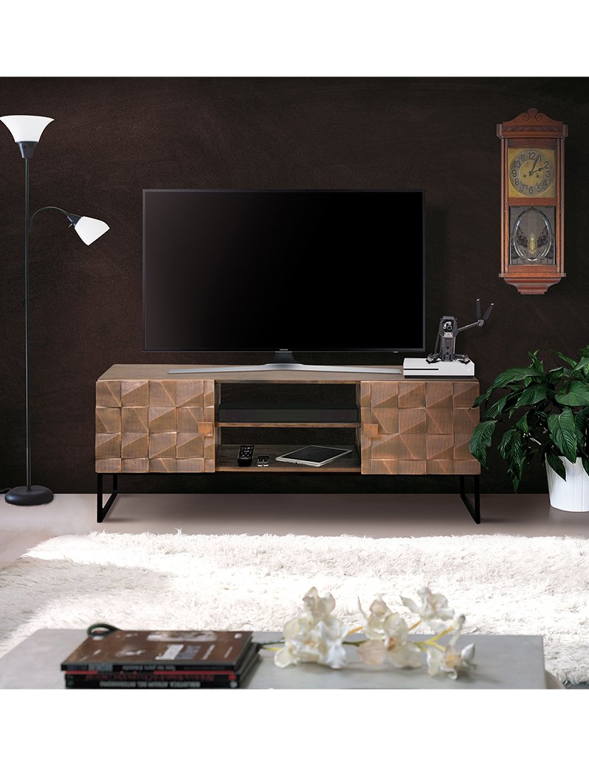 Móvel de TV - Audio 6731 Castanho Escuro