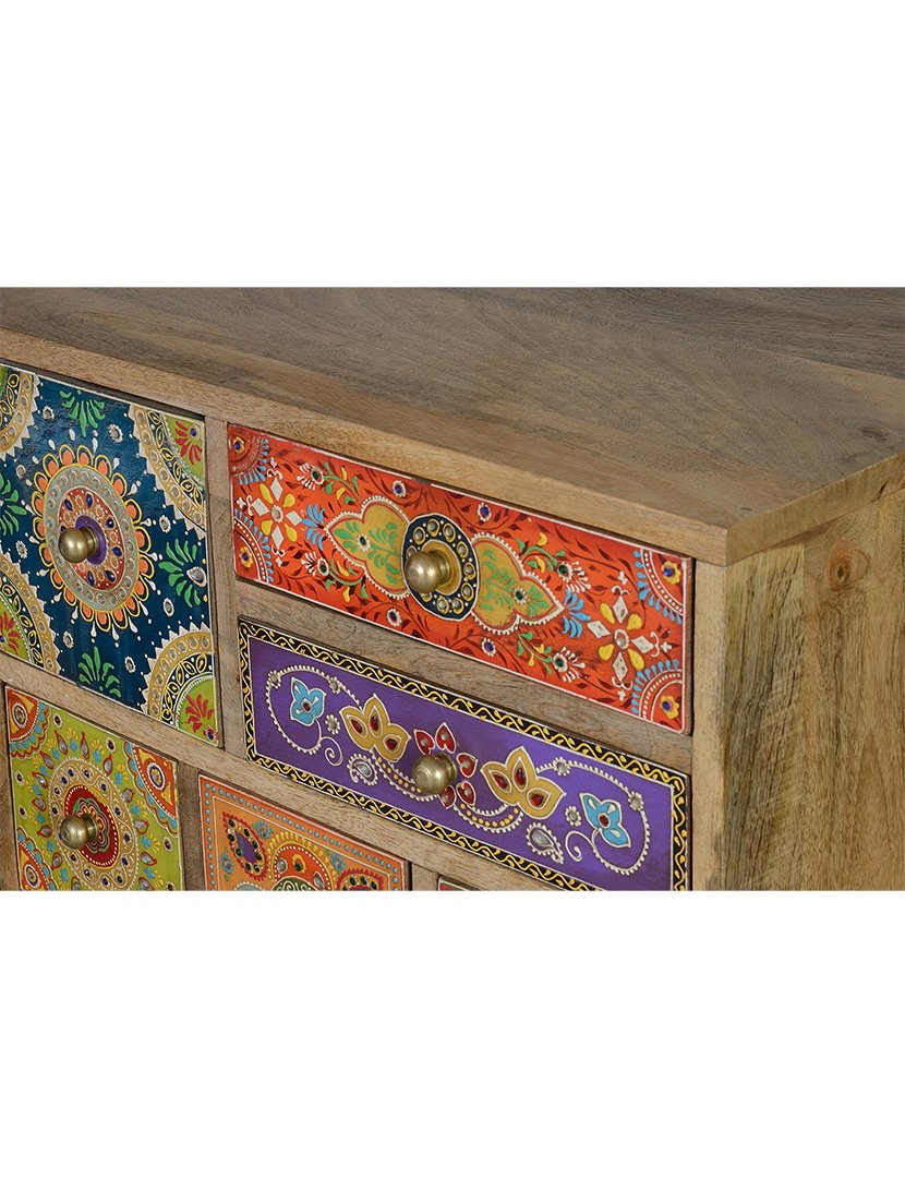 Mesa de Cabeceira 6795 Multicolorido