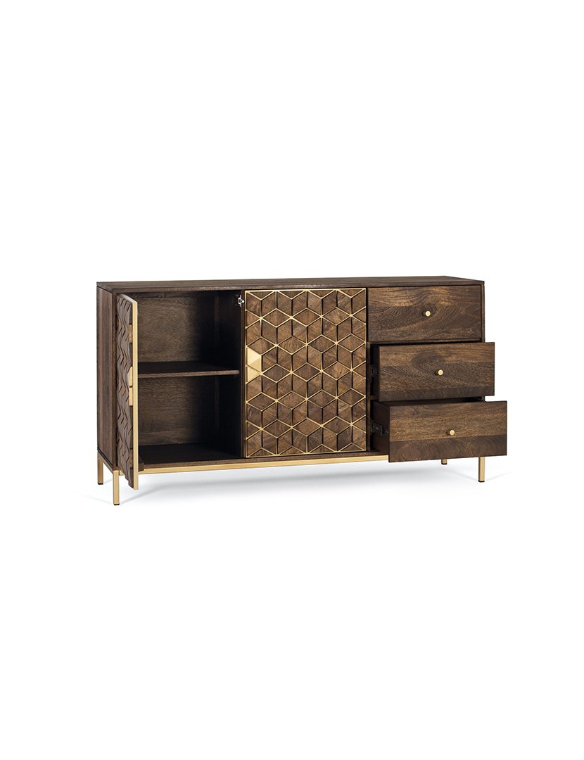 Sideboard 1465 Walnut Wood