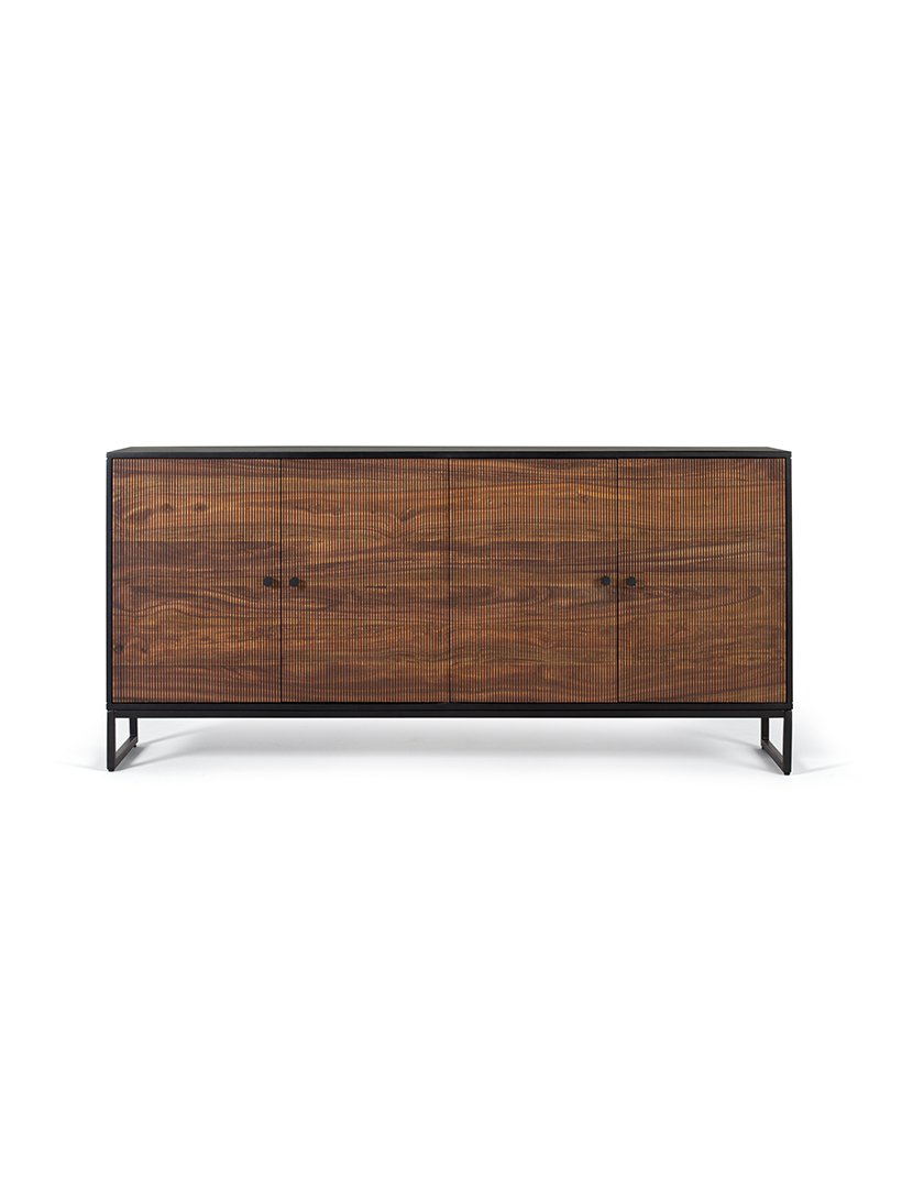 Sideboard Vajillero 1471 Black and Brown