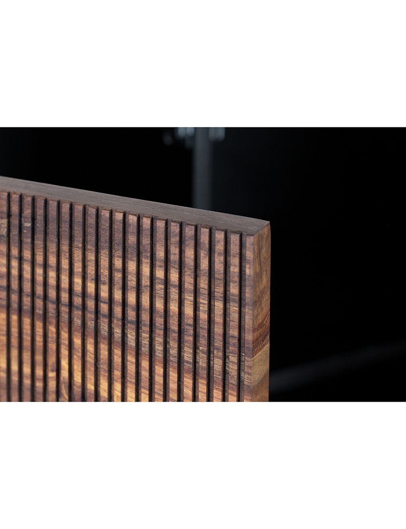 Aparador Vajillero 1471 Preto e Castanho