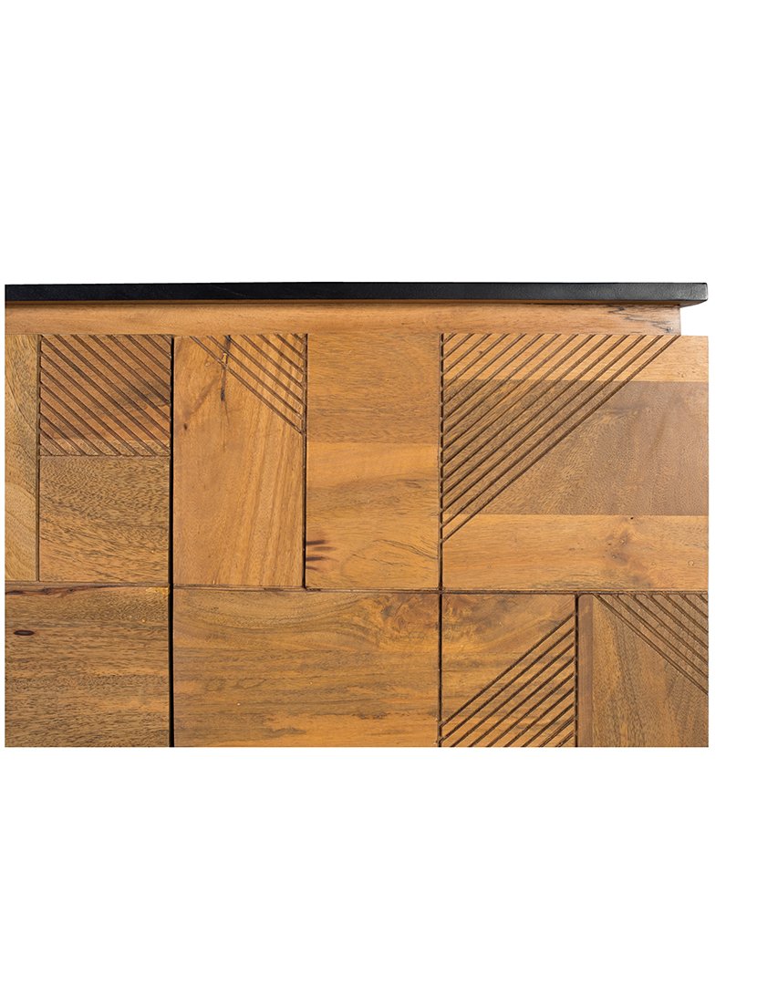 Sideboard Vajillero 1965 Brown and Black