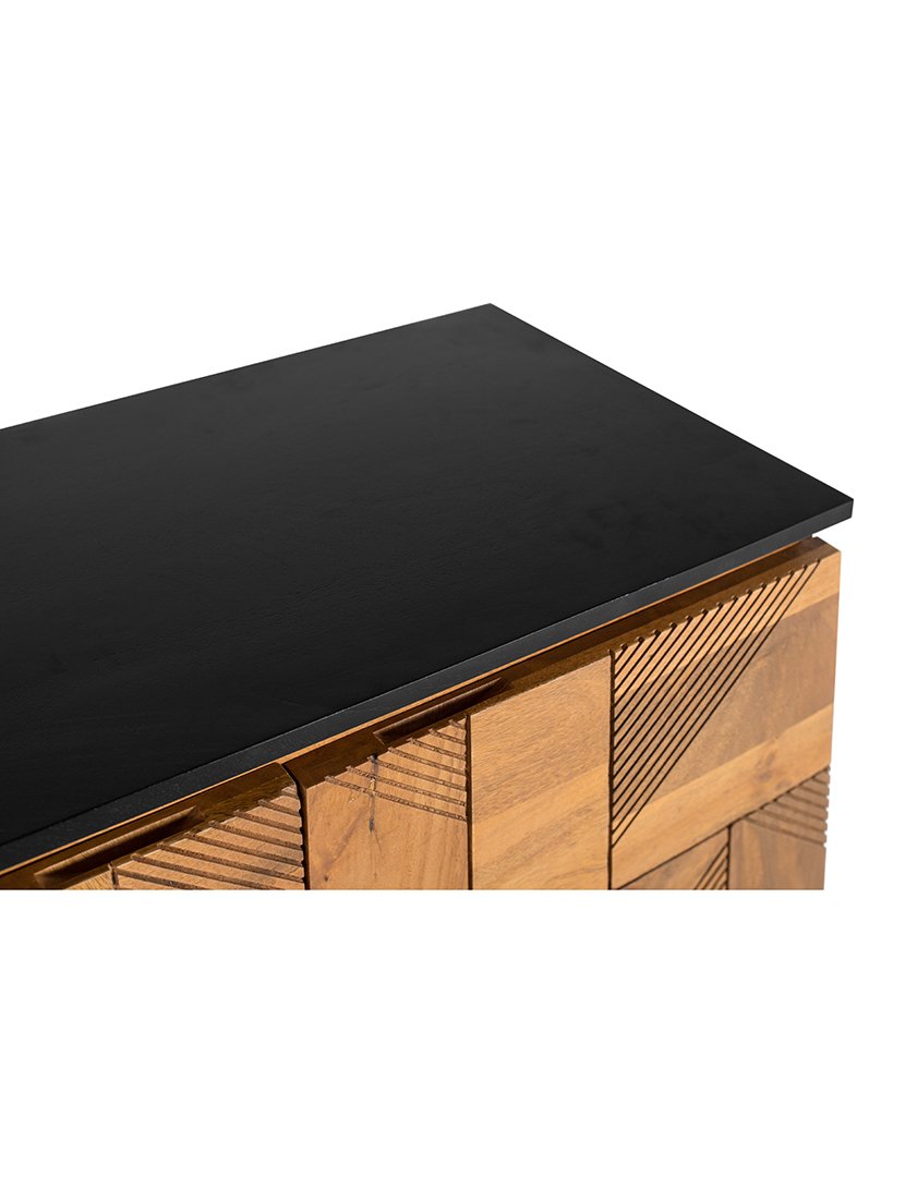 Sideboard Vajillero 1965 Brown and Black