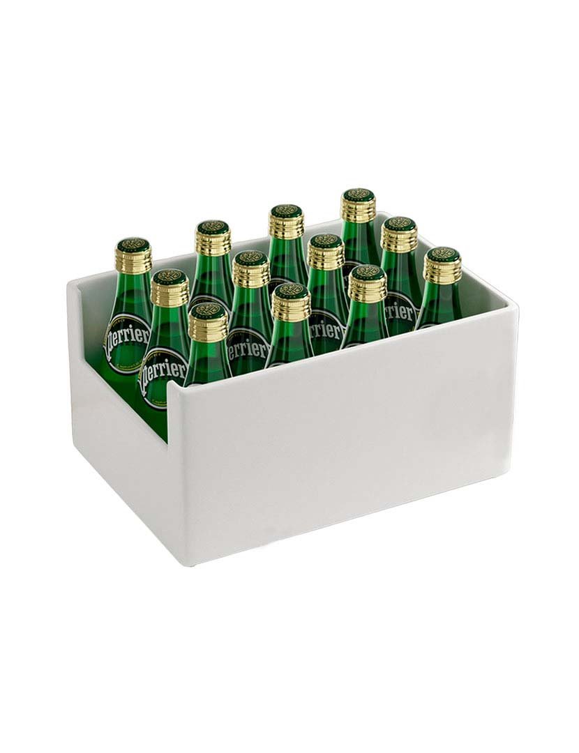 Recipientes de armazenamento empilháveis multifuncionais sem tampa XL