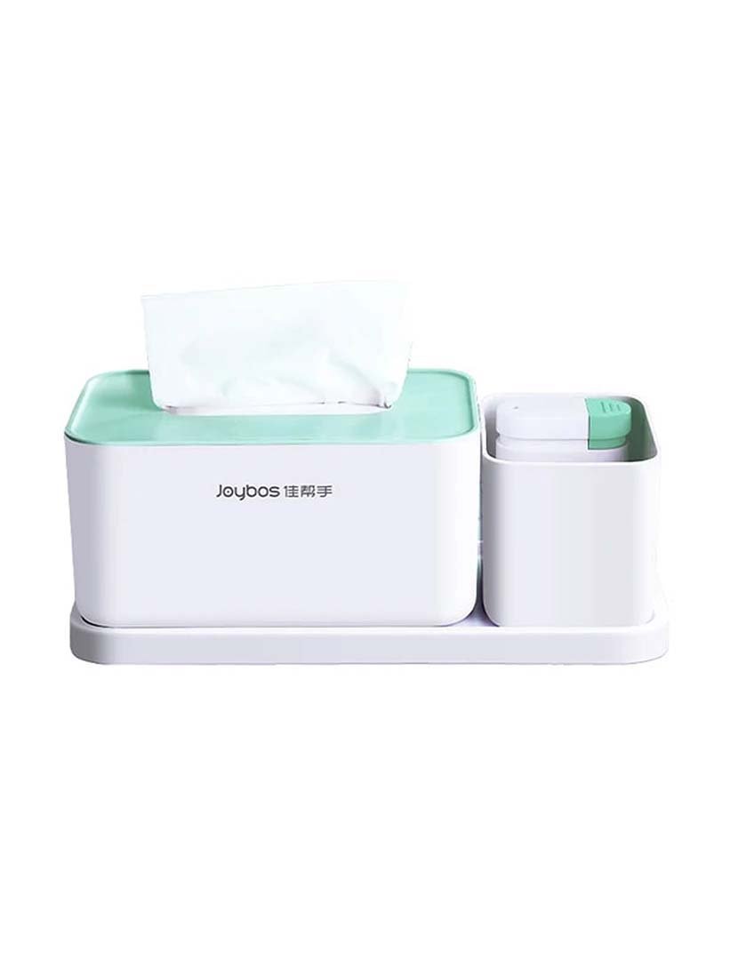 Organizador c/ Dispensador Lenços Verde