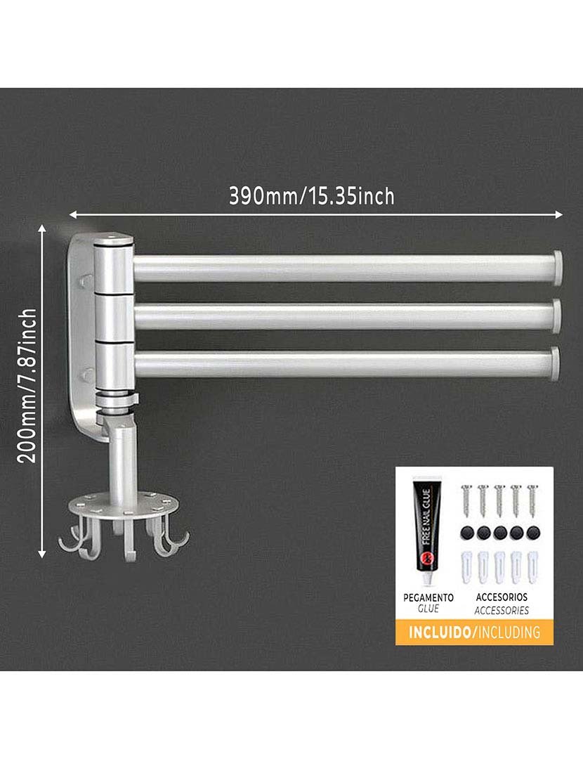 Toalheiro Parede Luxo