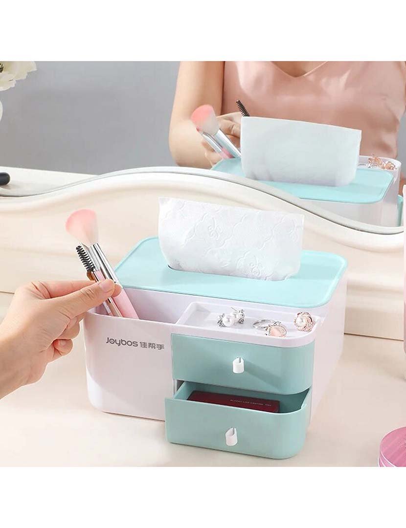 Organizador c/ Dispensador Lenços Laranja