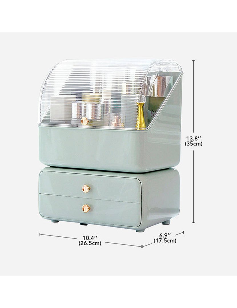 Caixa Organizadora e Organizadora de cosméticos 2 em 1