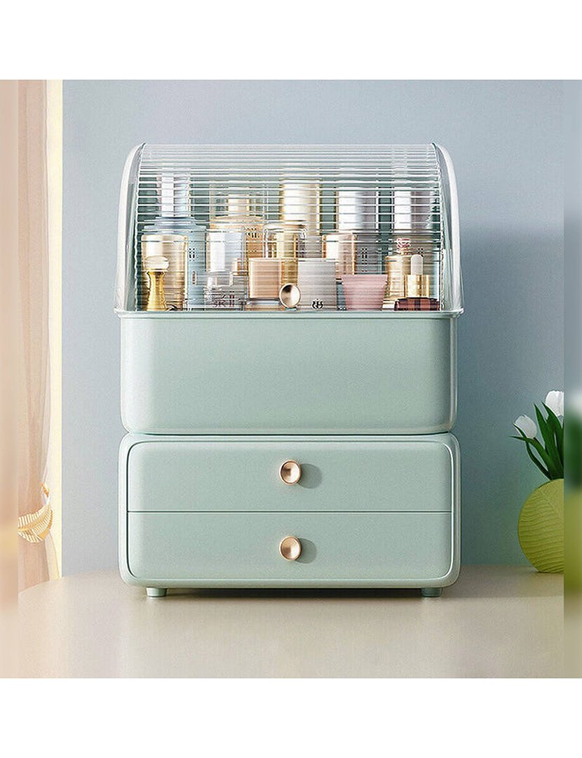 Caixa Organizadora e Organizadora de cosméticos 2 em 1