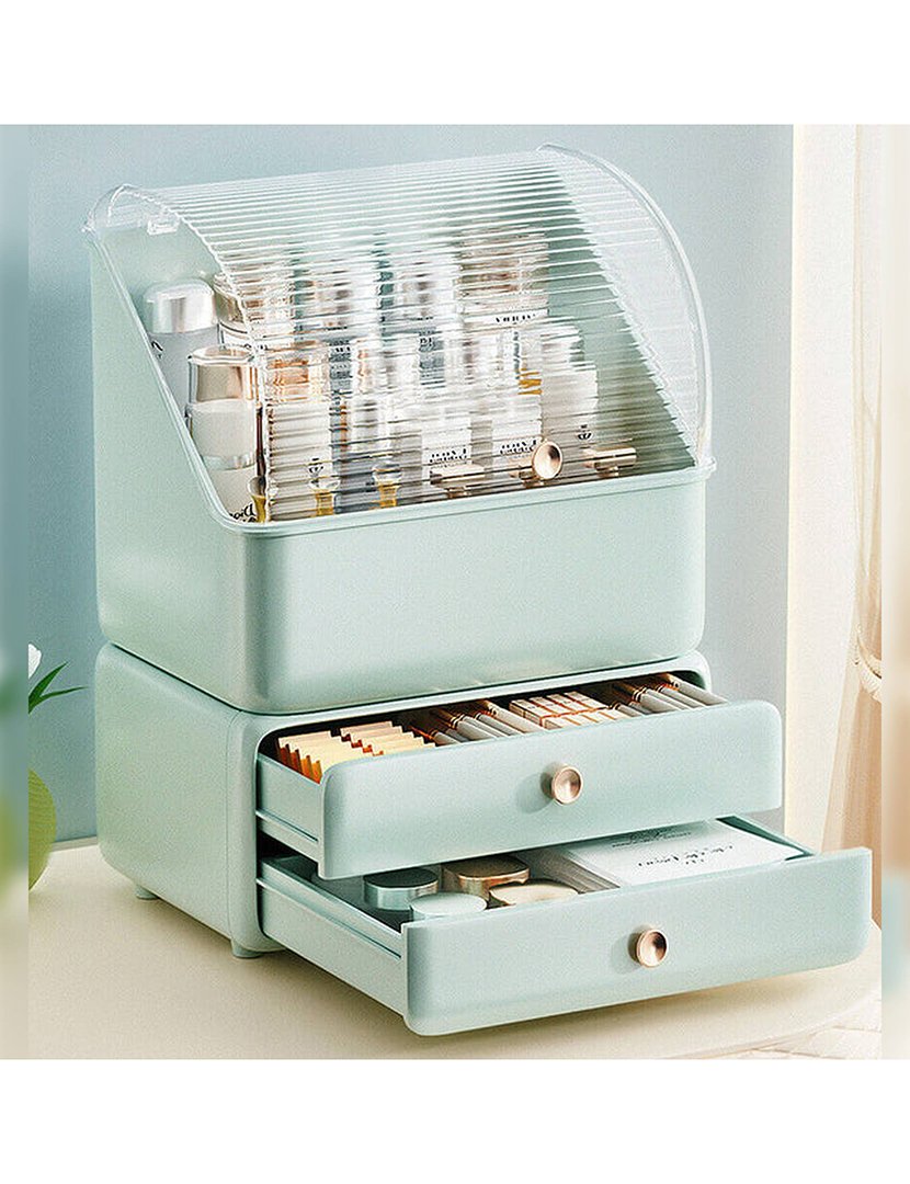 Caixa Organizadora e Organizadora de cosméticos 2 em 1