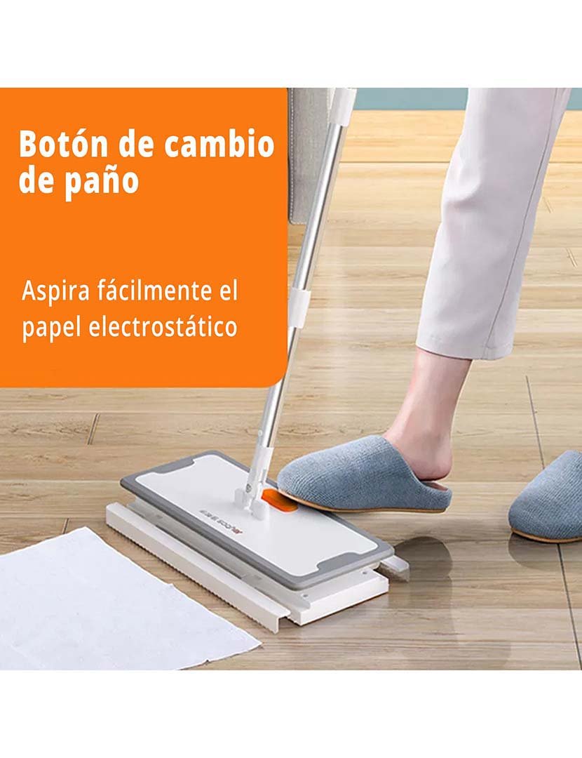 Mopa rotativa para limpeza de pisos 2 em 1