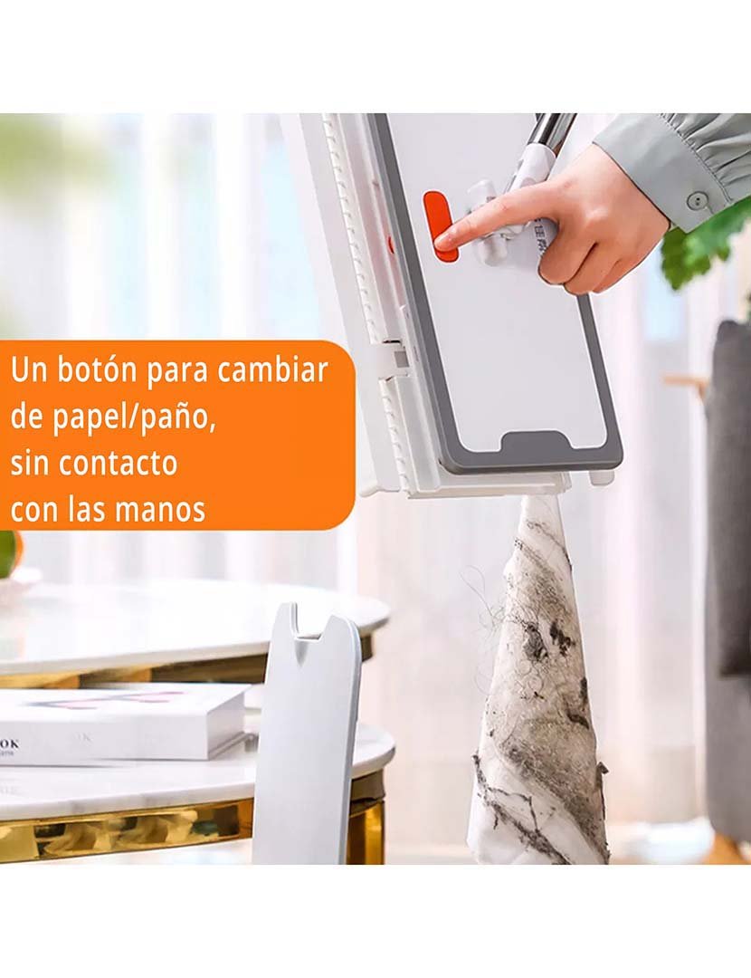 Mopa rotativa para limpeza de pisos 2 em 1