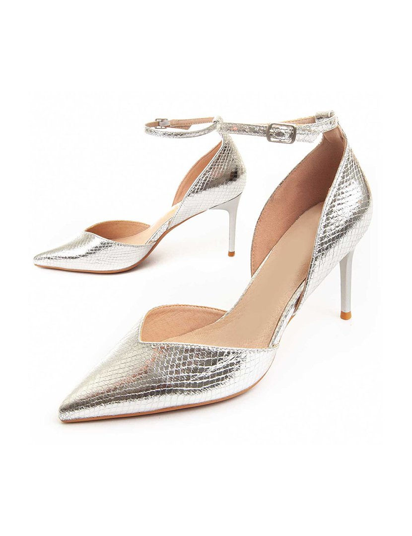 Sapatos de Salto Senhora Prateado