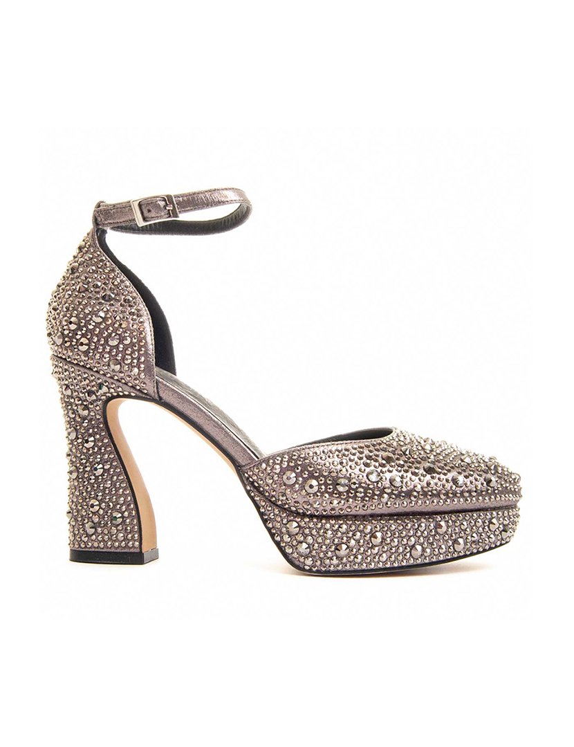 Sapatos com Salto Senhora Cinzento