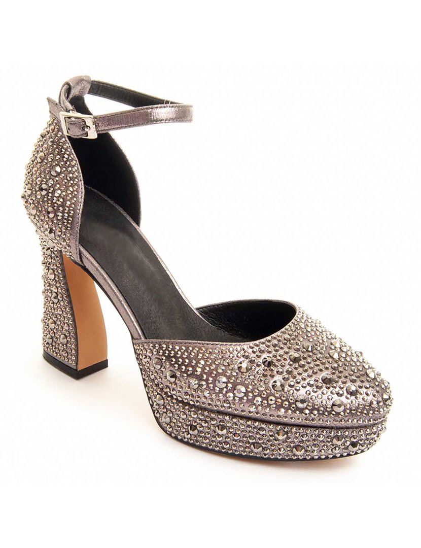 Sapatos com Salto Senhora Cinzento