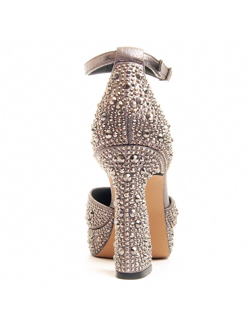 Sapatos com Salto Senhora Cinzento