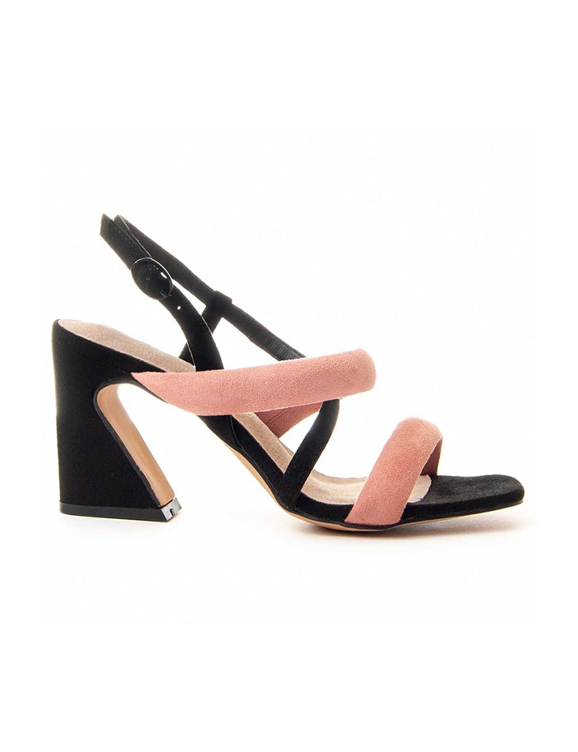 Sandálias com Salto Senhora Preto