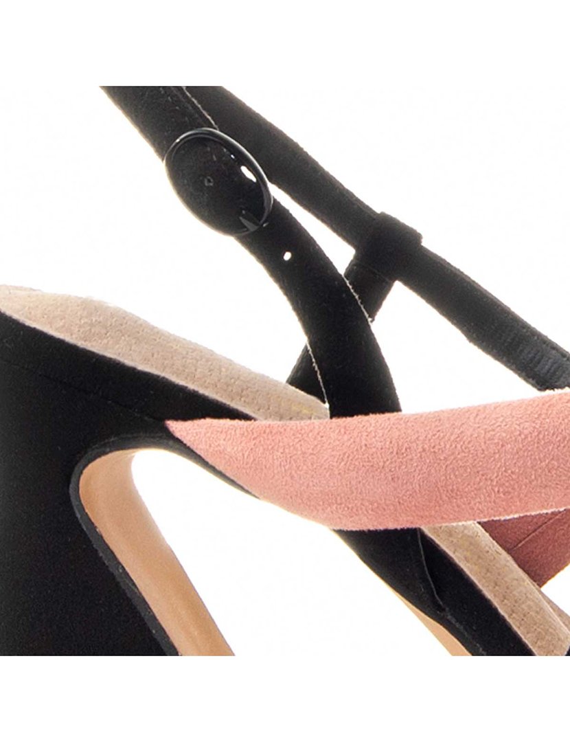 Sandálias com Salto Senhora Preto