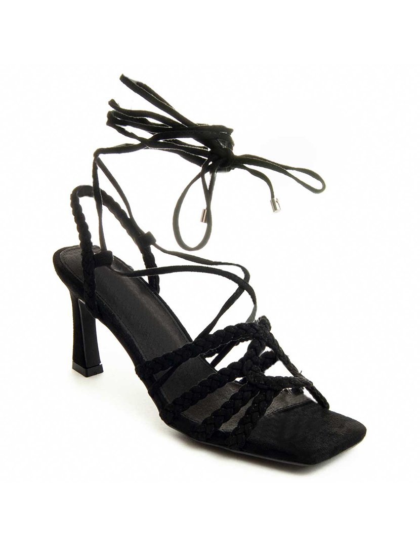 Sandálias com Salto Senhora Preto