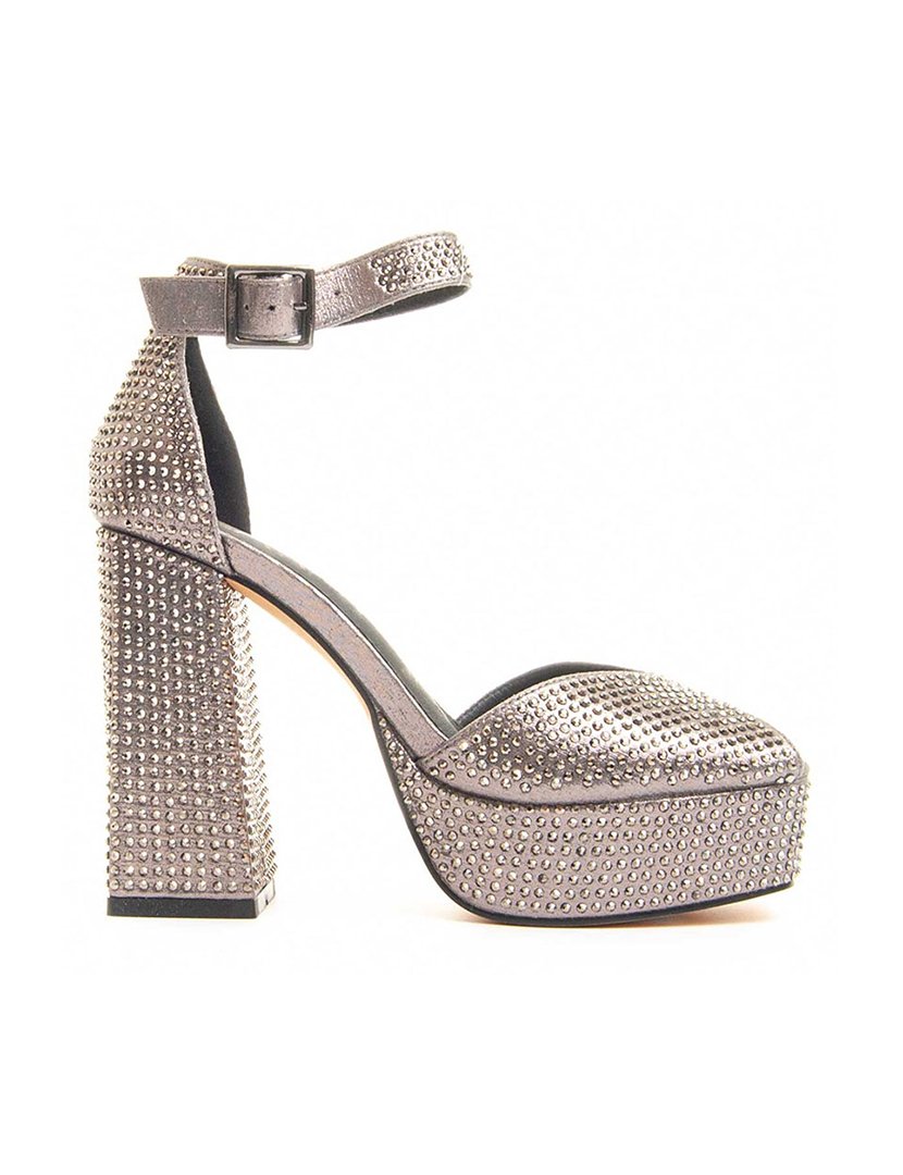 Sapatos com Salto Senhora Cinzento