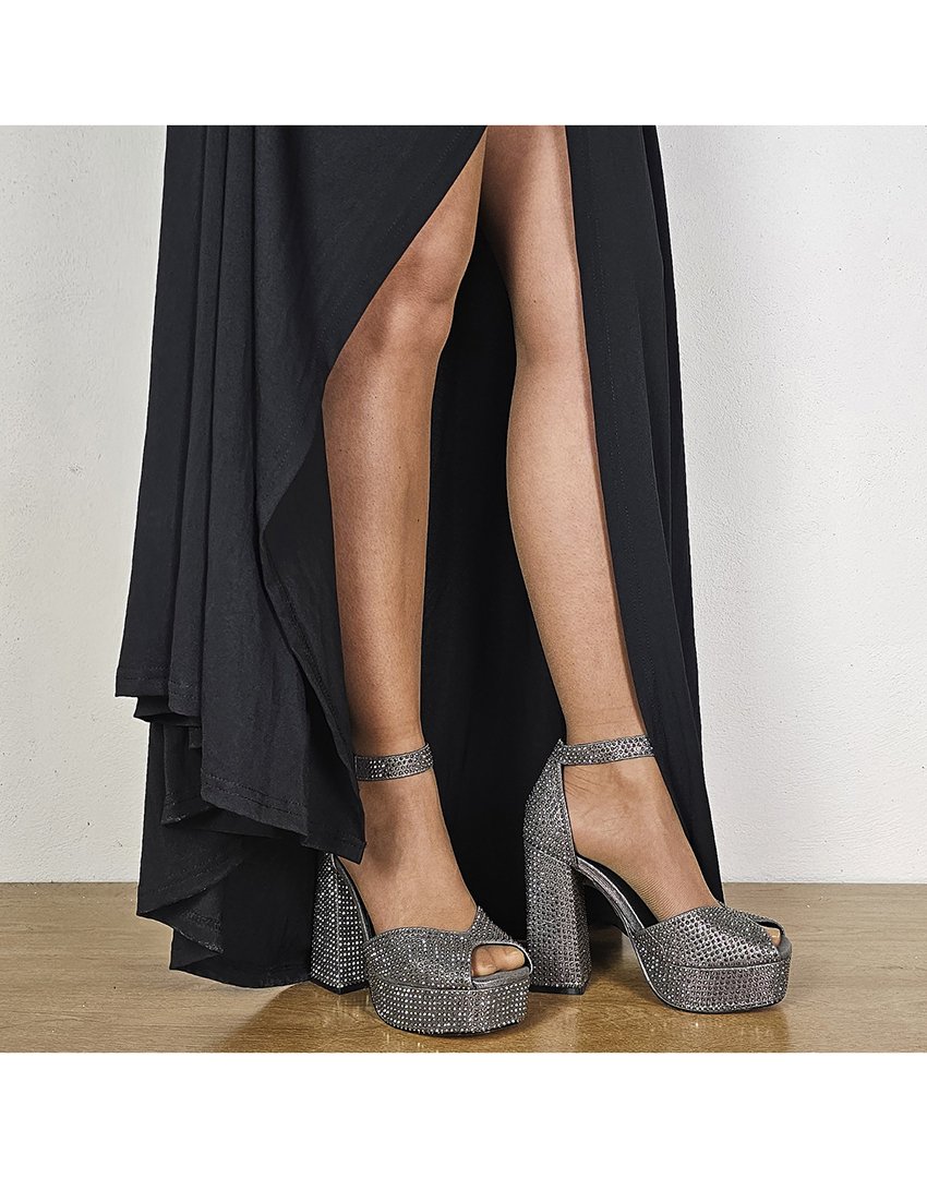 Sapatos com Salto Senhora Cinzento