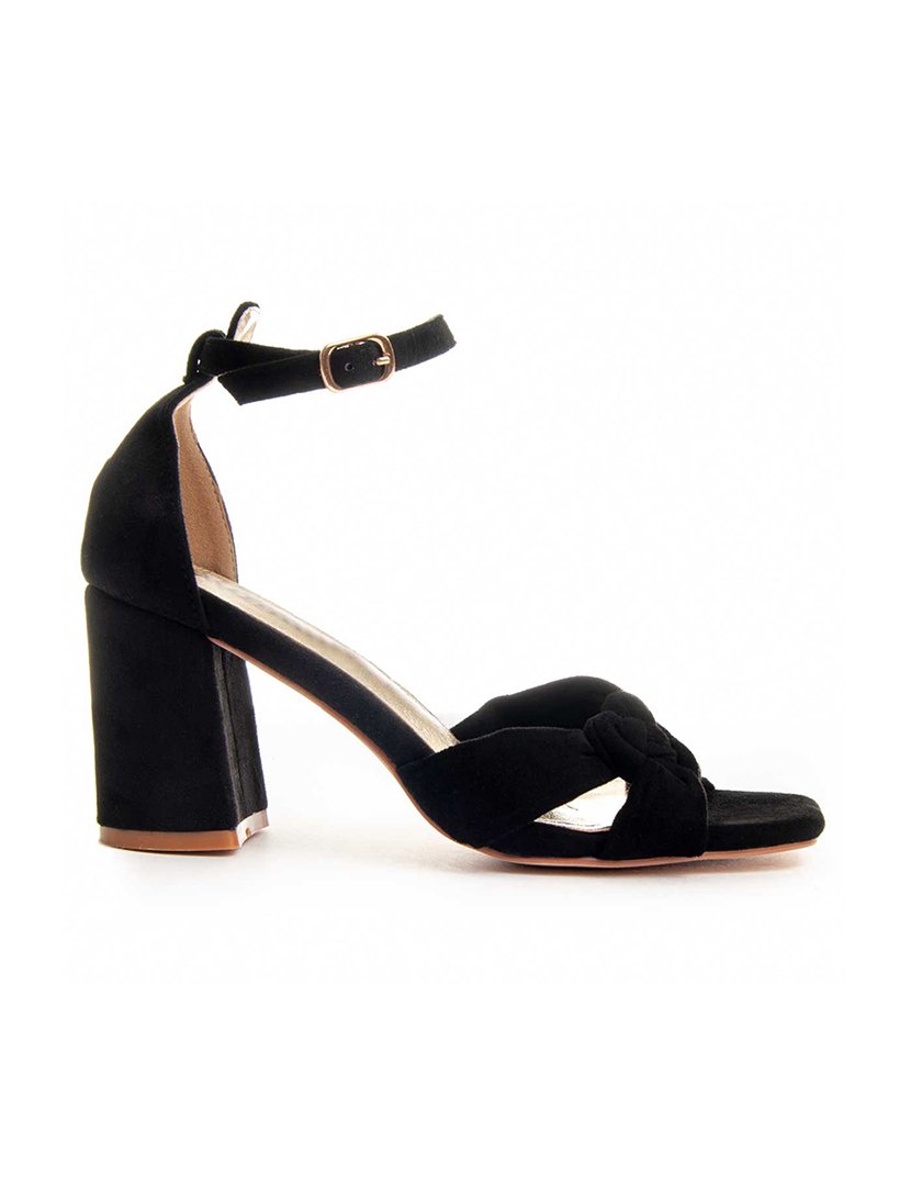 Sandálias com Salto Senhora Preto