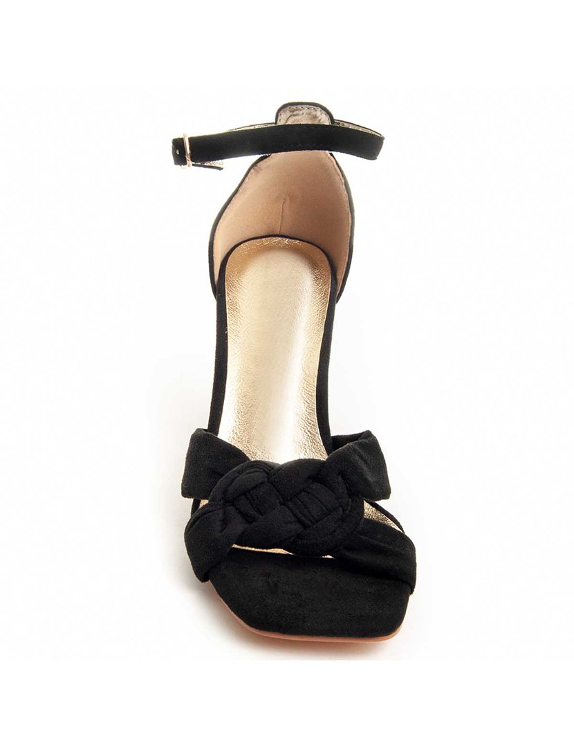 Sandálias com Salto Senhora Preto