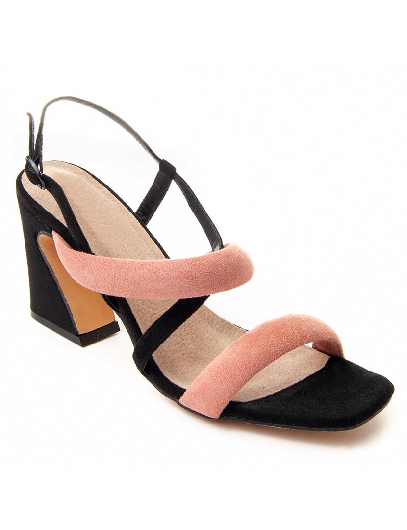 Sandálias com Salto Senhora Preto