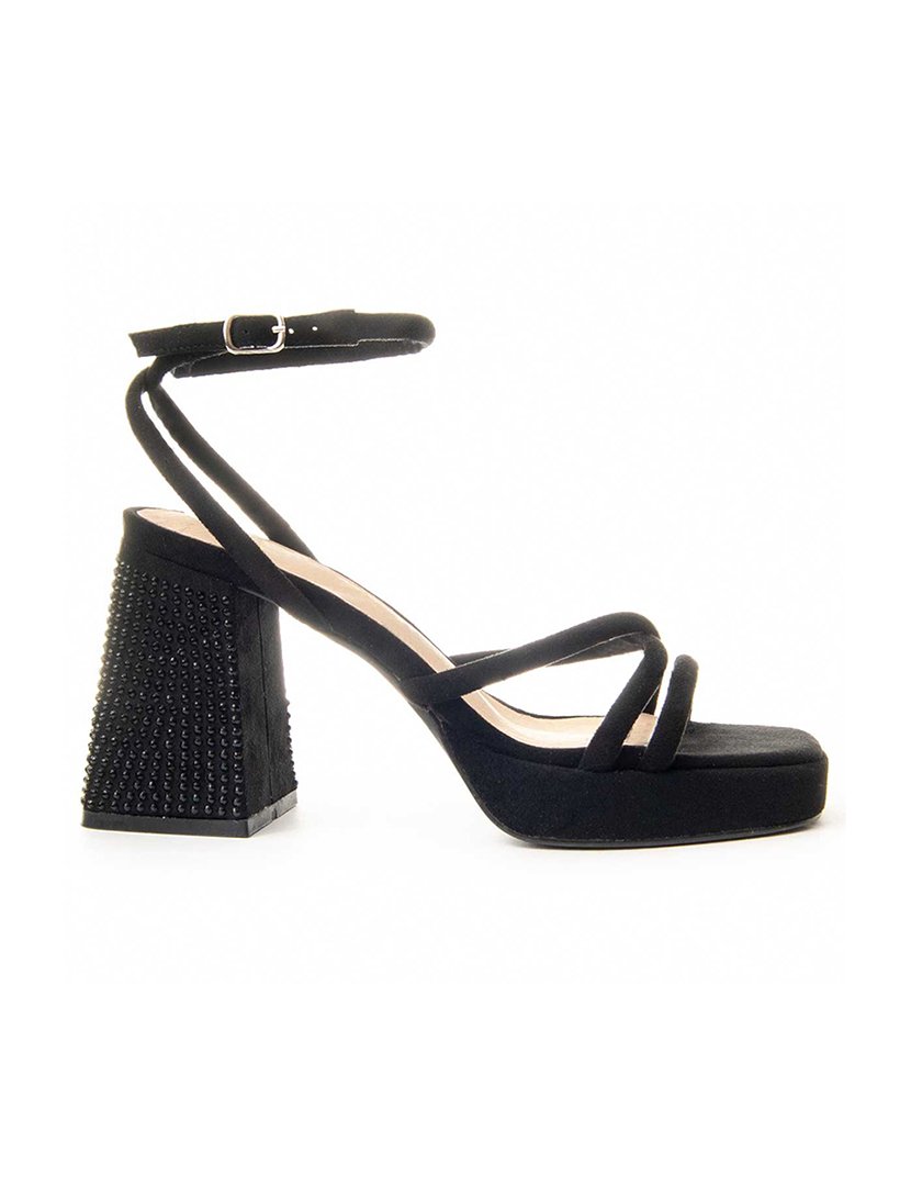 Sandálias com Salto Senhora Preto