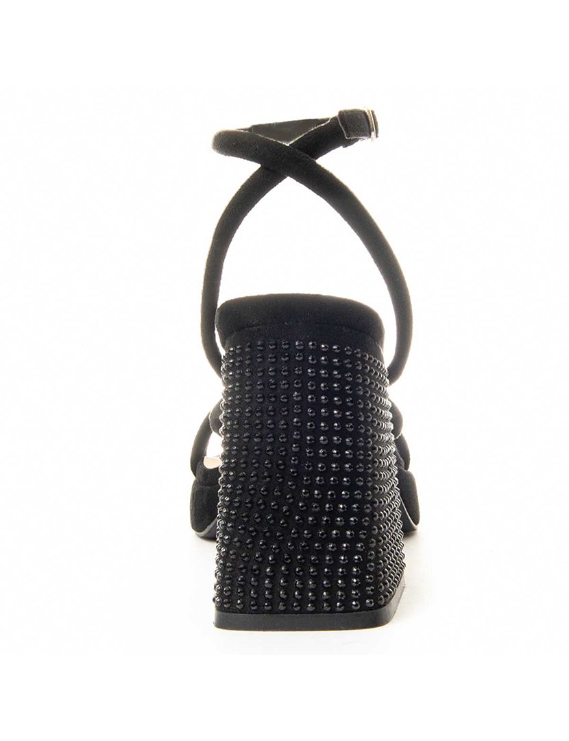 Sandálias com Salto Senhora Preto