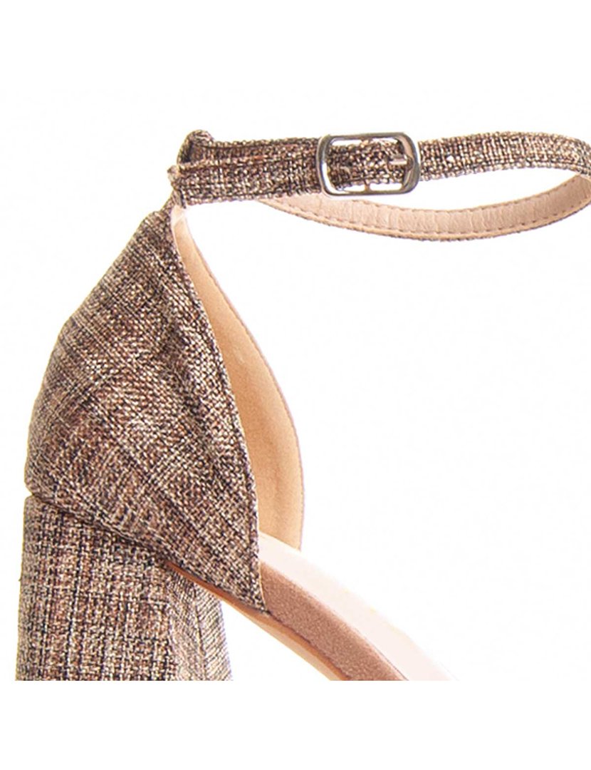 Sandálias com Salto Senhora Castanho