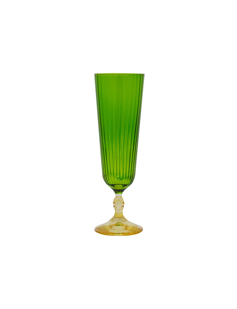 Conj. 2 Copos Long Drink Jazz Verde/Amarelo