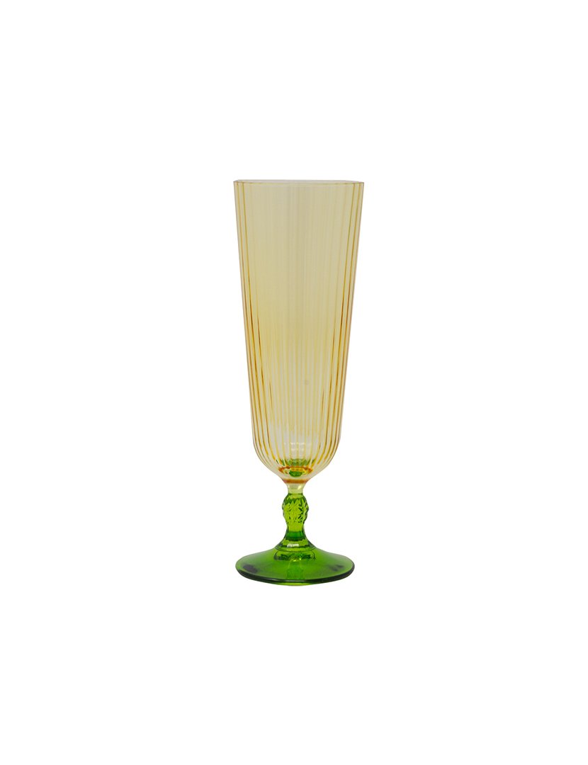 Conj. 2 Copos Long Drink Jazz Amarelo/Verde