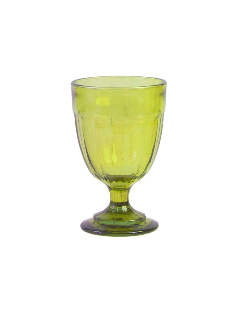 Conj. 6 Copos de Vidro Reciclado Maçã Verde