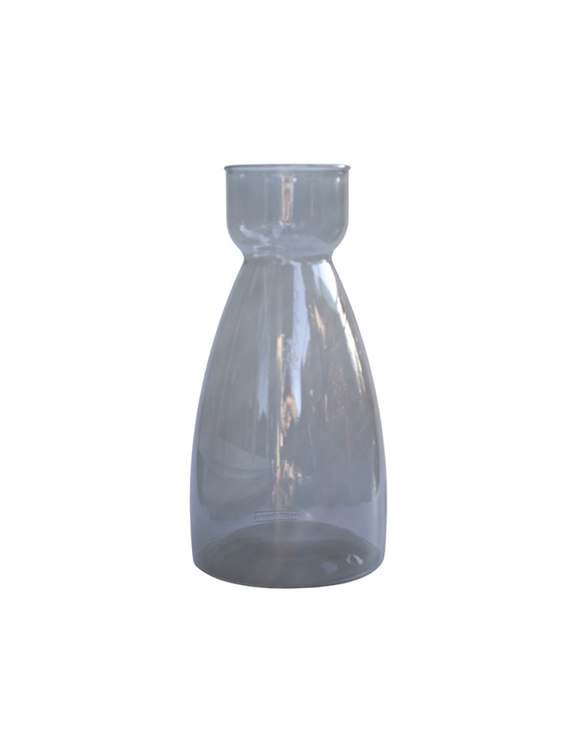 Vaso de Vidro Reciclado Zan Cinzento