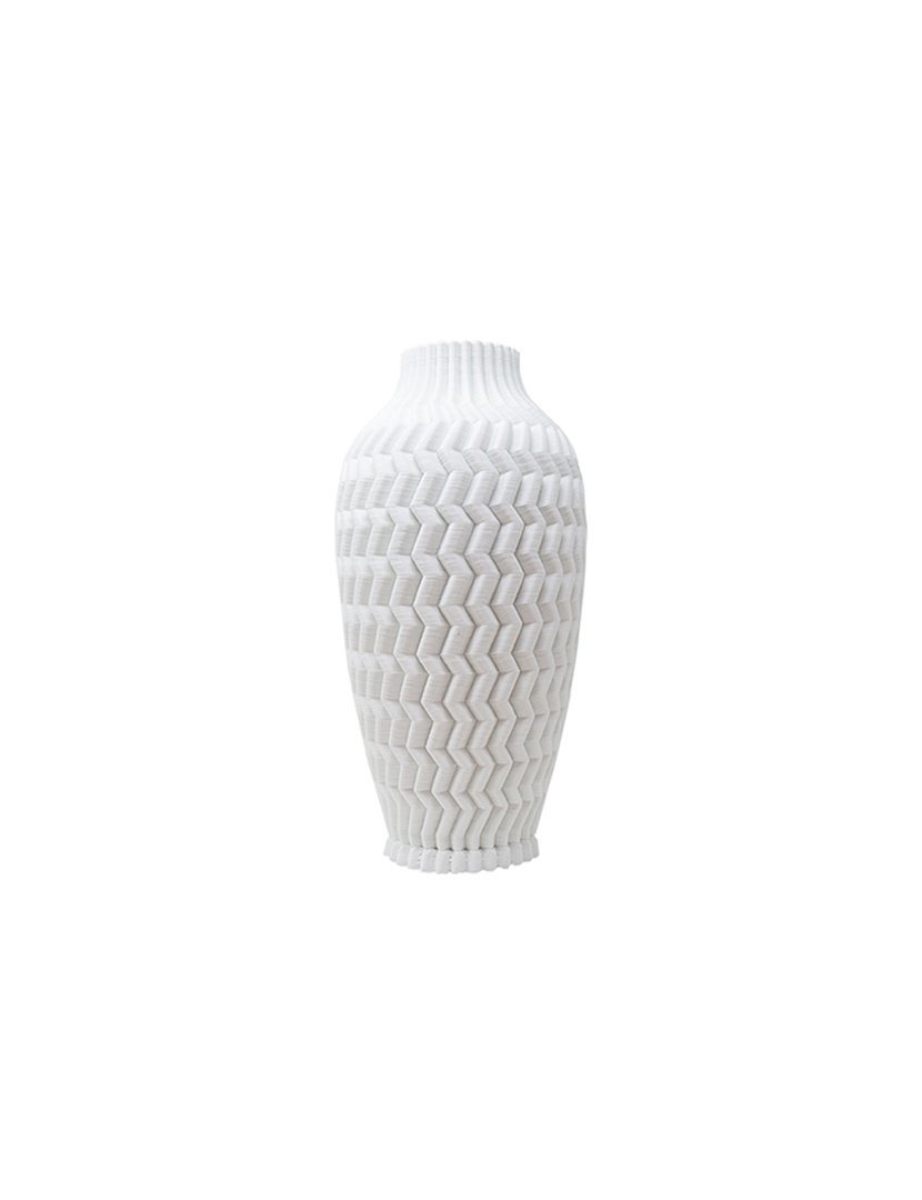 Vaso 3D Sand Branco - 18cm