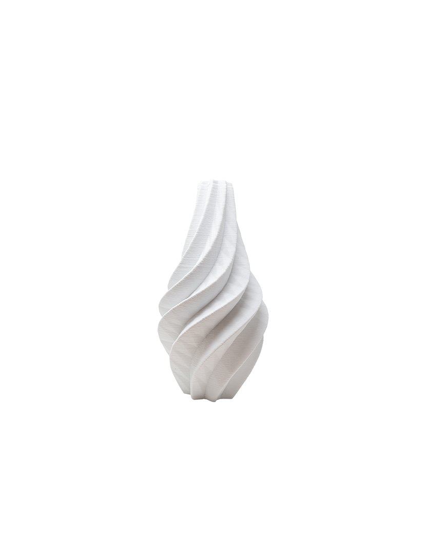 Vaso Pequeno 3D Wind Branco