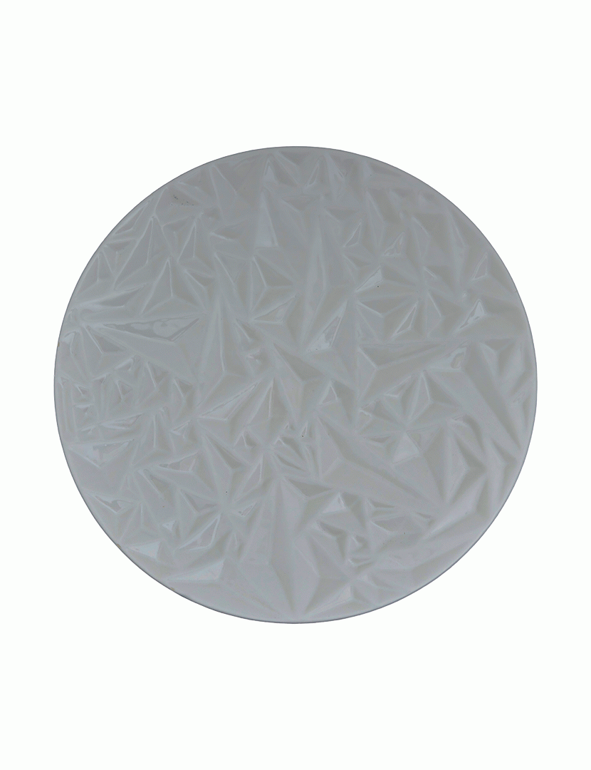 Centro de Mesa Redondo Eolie Cinzento