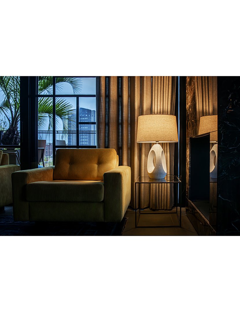 Candeeiro Hole Branco