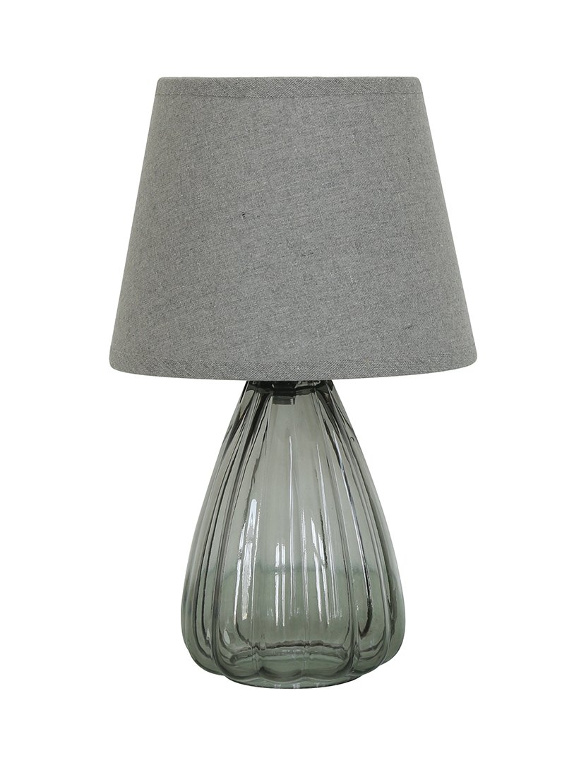 Candeeiro de Vidro Luna Cinzento