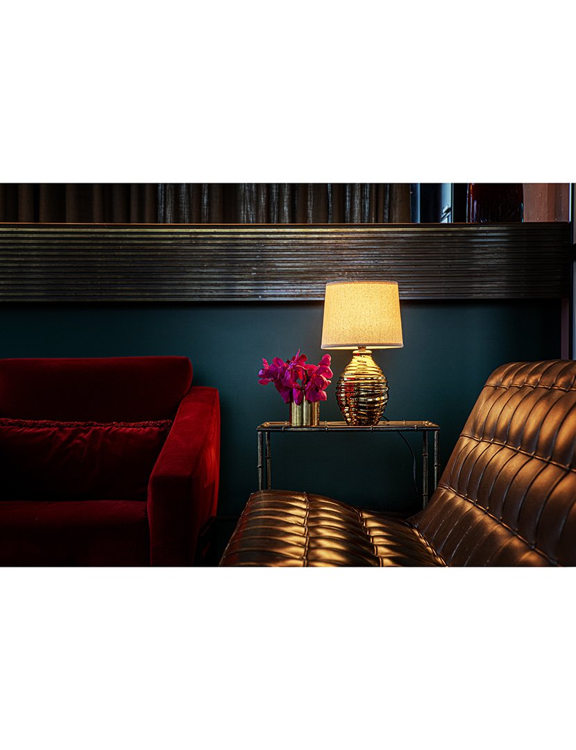 Candeeiro Dune Dourado